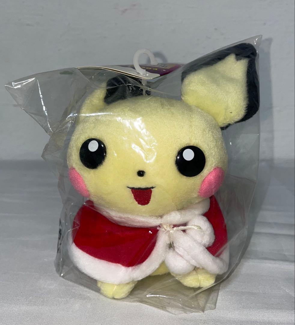 TOMY ポケモンクリスマス　ぬいぐるみ 2001 サンタ　ピチュー