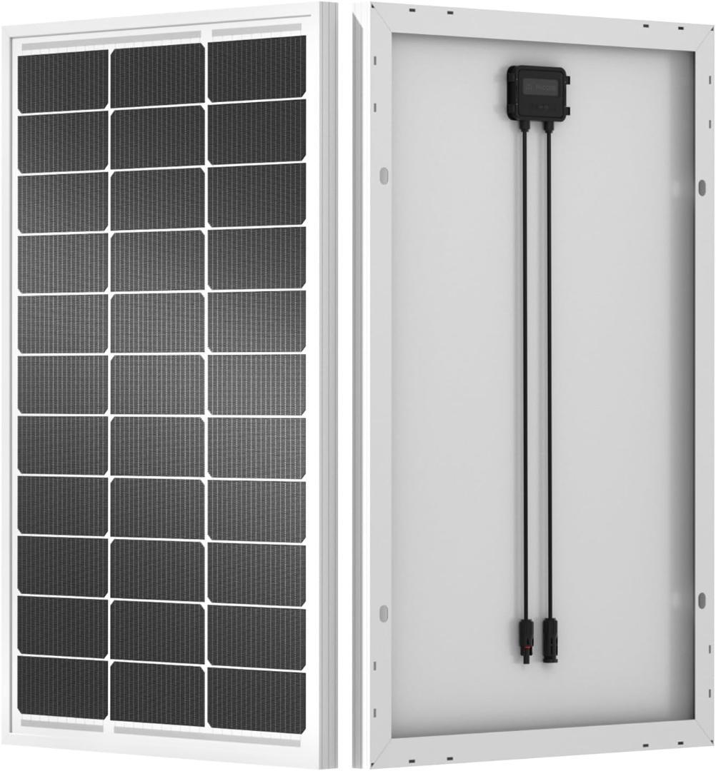 【開封済・未使用】ECO-WORTHY ソーラーパネル　100W　太陽光チャージ