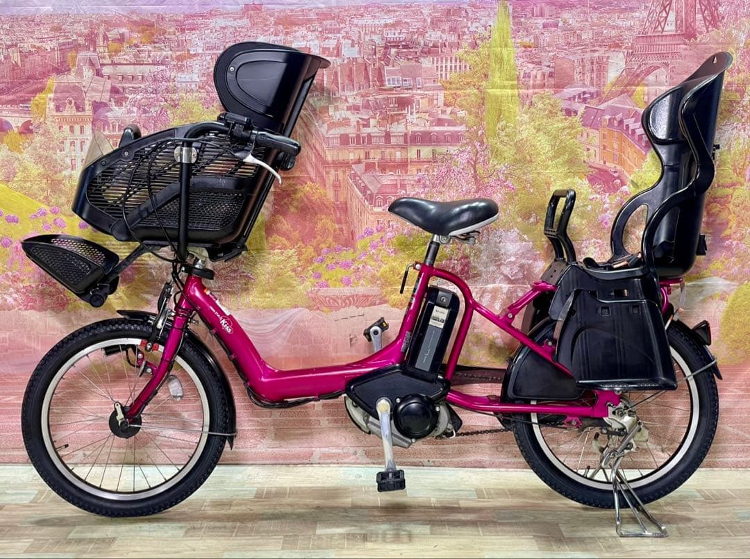 ZK3302 電動自転車 ヤマハ パスキス 子供乗せ 20インチ 送料無料