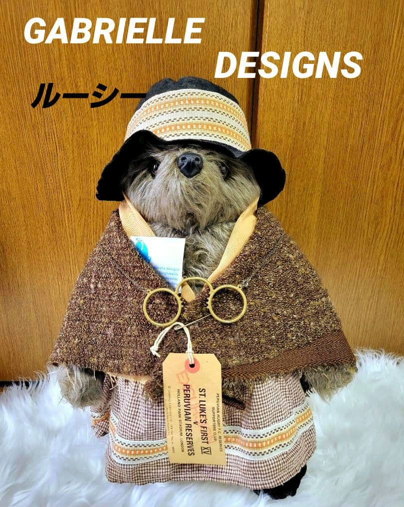 ガブリエルデサインズ　ルーシーおばさん　テディベア　ぬいぐるみ　パディントン