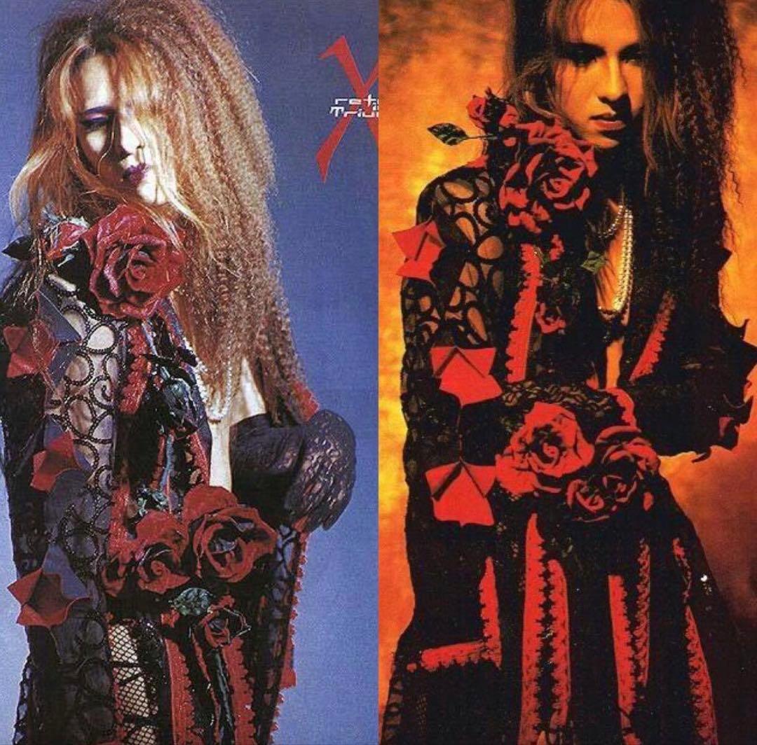 XJAPAN YOSHIKI ローズドレス 薔薇ドレス 既製品