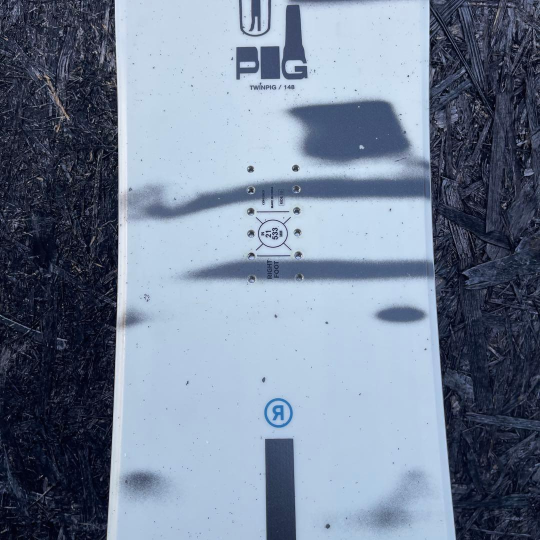 ride TWIN PIG 148cm スノーボード