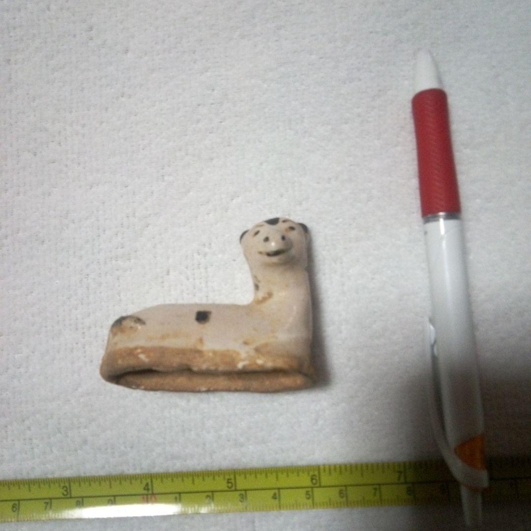 中国陶磁器　磁州窯　犬
