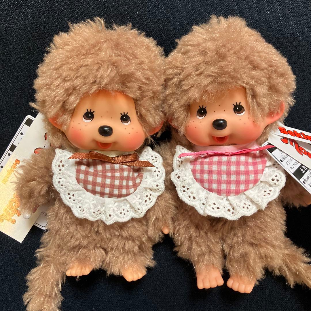 【新品タグ付き】モンチッチ もこもこスウィートブラウン ぬいぐるみ S