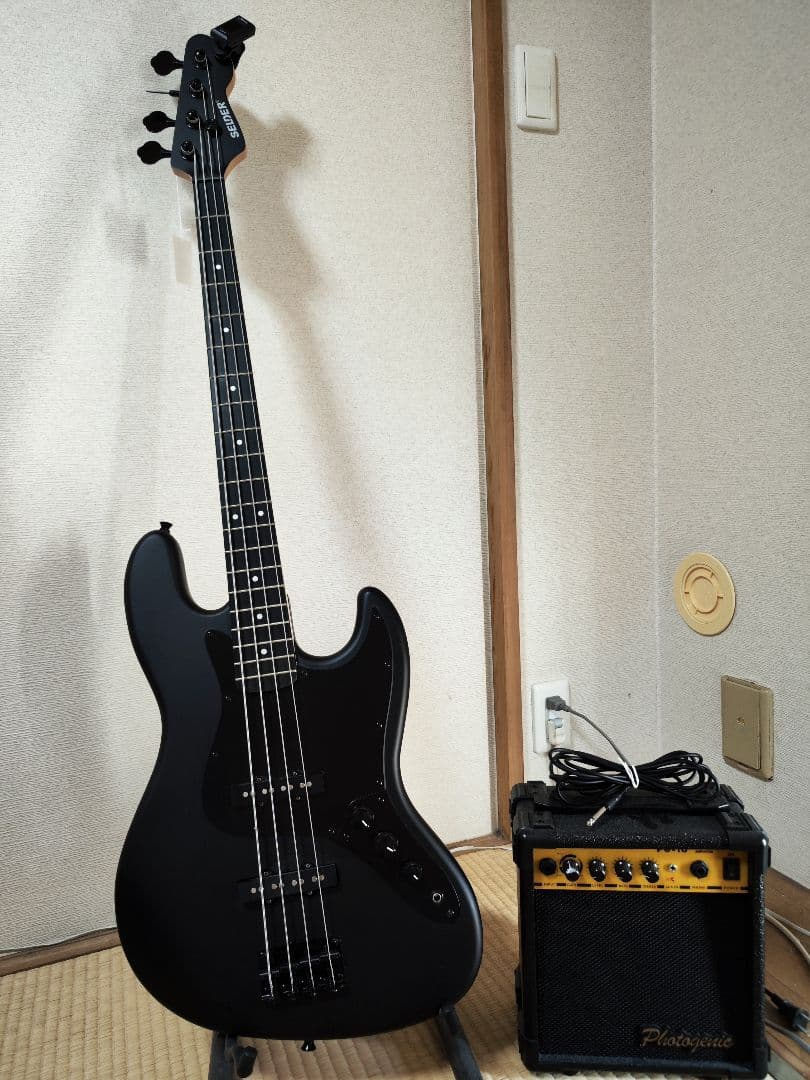 SELDER JBC-04/BB エレキベース オールブラック