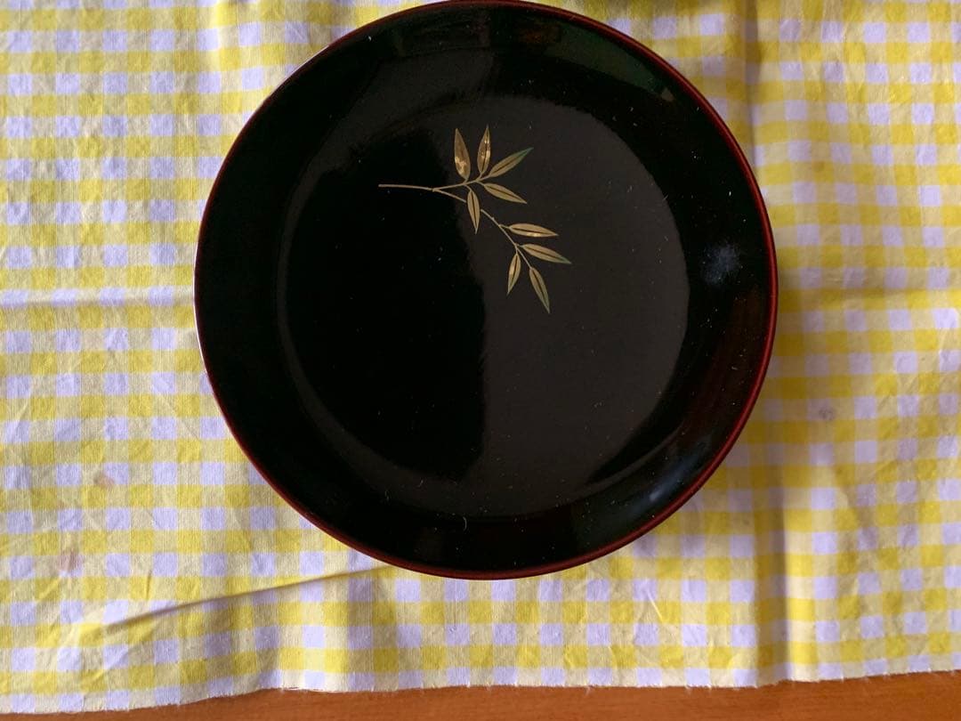 ☆越前漆器 ☆ 漆塗り皿 5枚セット✖️3箱‥‥15枚
