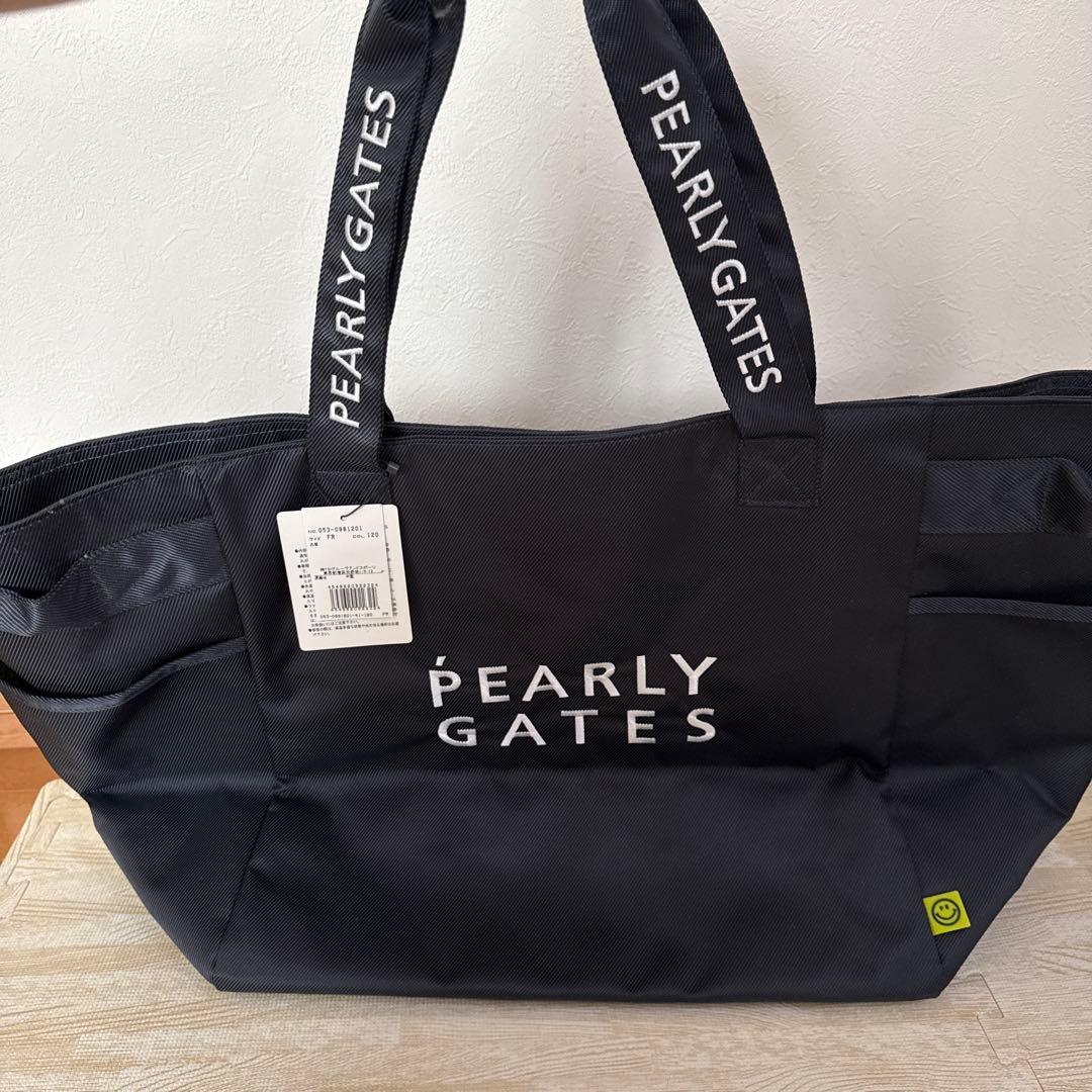 PEARLY GATES トートバッグ ブラック