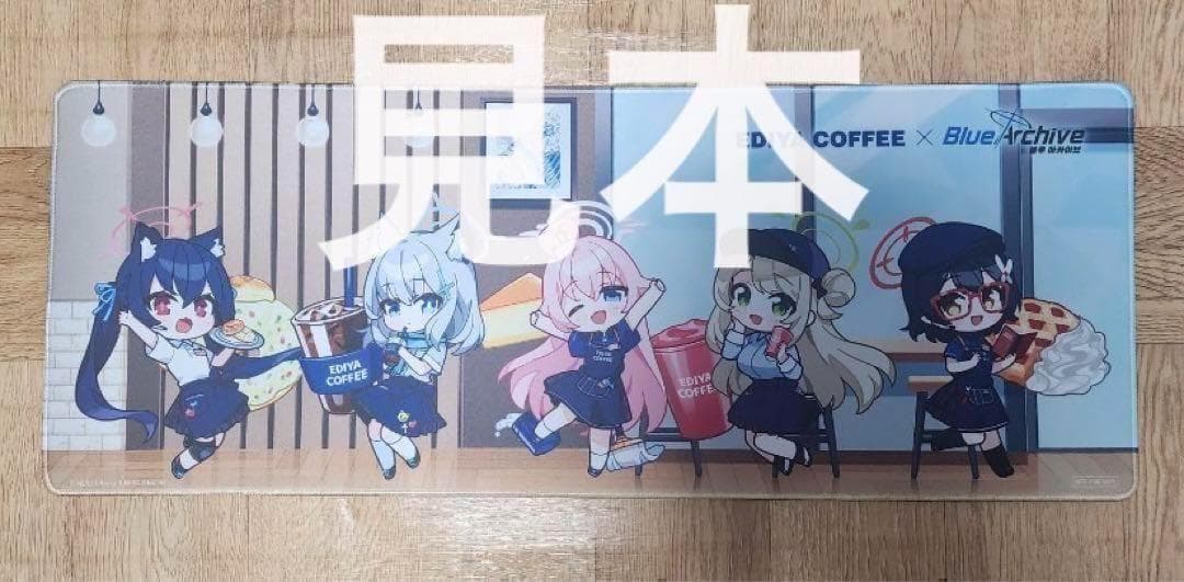 ブルーアーカイブ ブルアカ ediya コラボ　マウスパッド　デスクパッド　韓国
