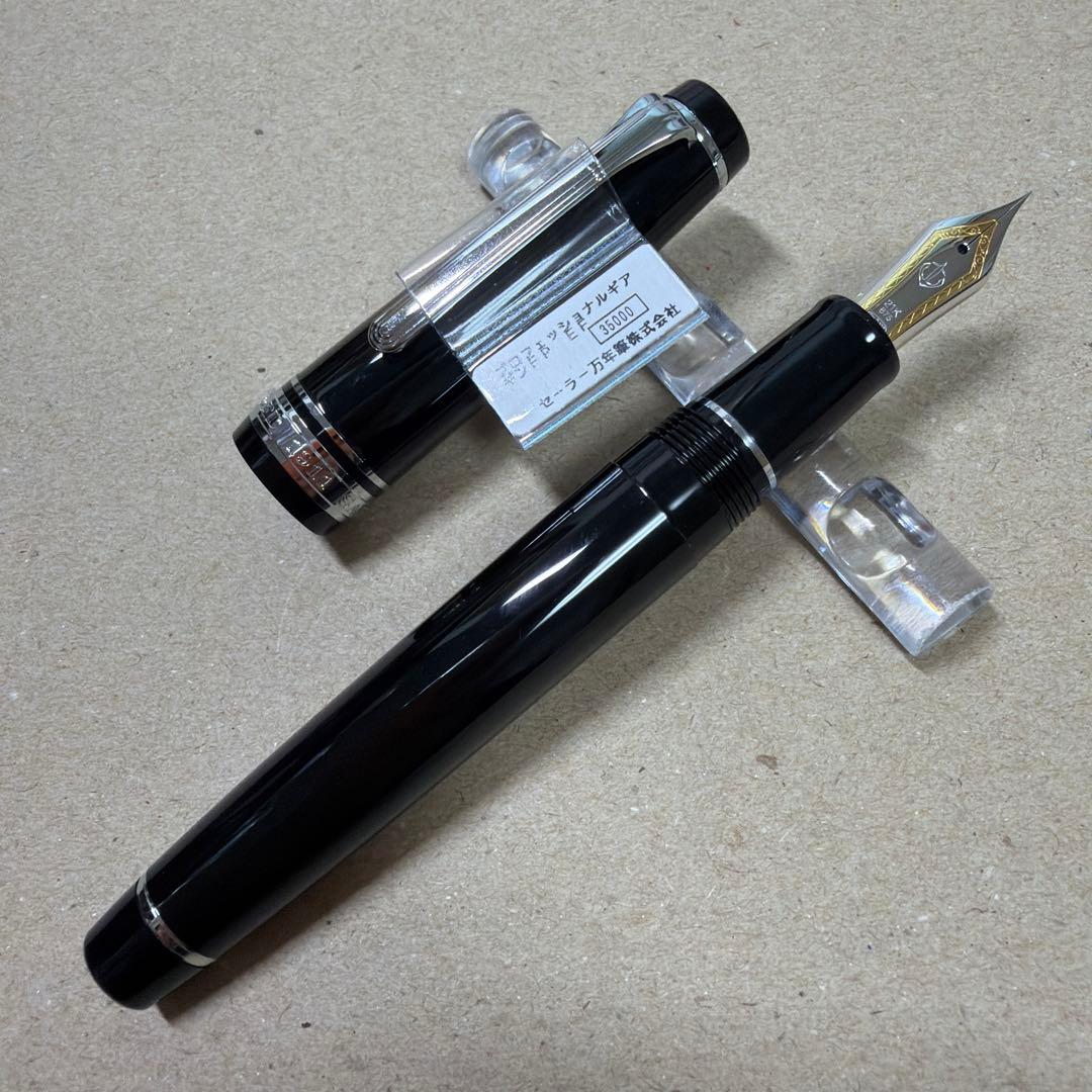 新品 SAILOR セーラー 万年筆 プロフェッショナル ギア 銀 EF 21k