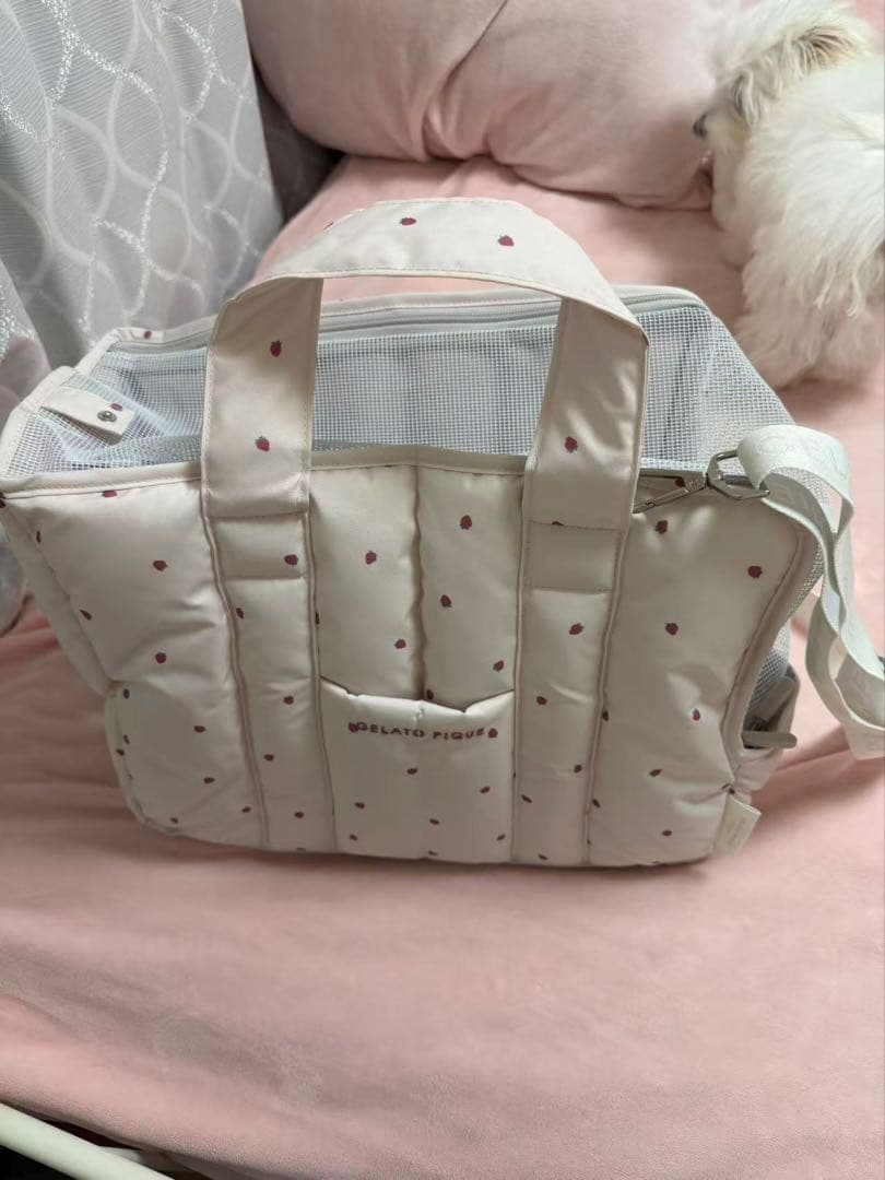 【GELATO PIQUE】いちごキャリーバッグ　美品