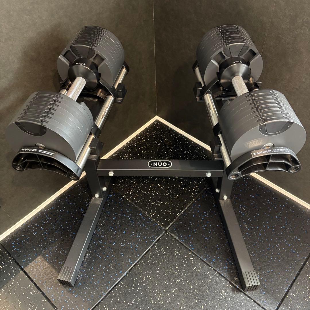 NUO フレックスダンベル 32kg×2 スタンドセット②