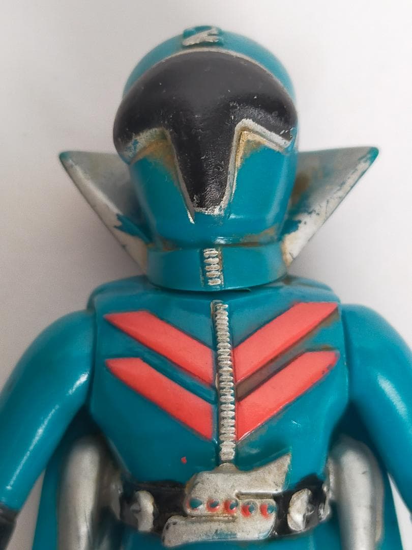 ポピー　アオレンジャー　１３ｃｍ　ソフビ　当時物　ゴレンジャー