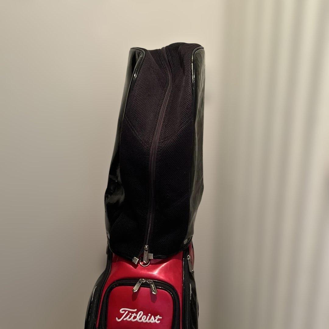 Titleist ゴルフバッグ 黒/赤