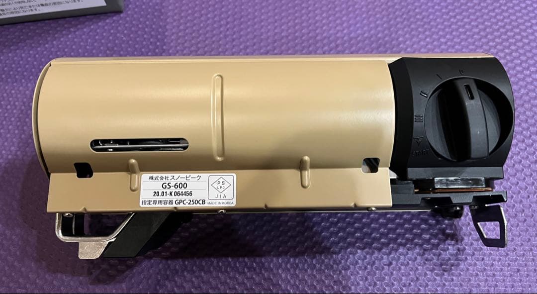 【美品】スノーピーク　＆CAMP バーナー カーキ　GS-600