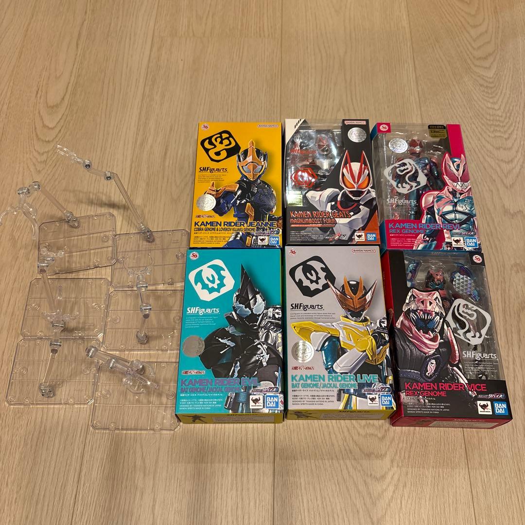 S.H.Figuarts 仮面ライダーリバイス6体セット｜リバイス3兄弟 ギーツ