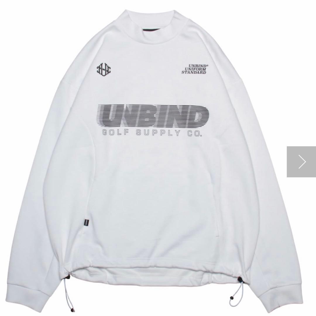 unbind モックシャツ　ゴルフ　モックネックブルゾン