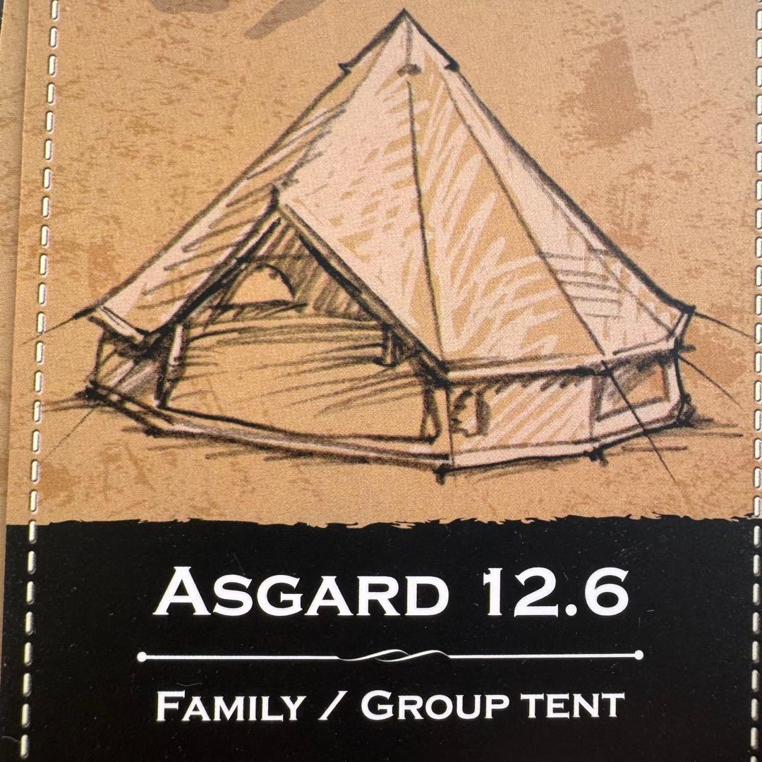 【新品】Asgard 12.6 ファミリー/グループテント