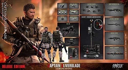 Patriot studio 1/12 Chris ヘッド 素体 デラックス版