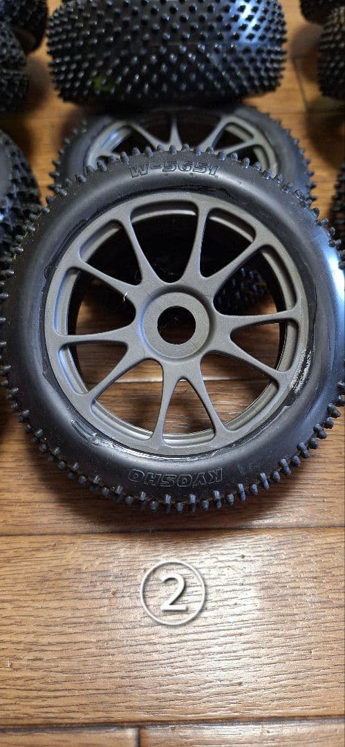 kawarahiwa1/8バギー用タイヤ6セット24本