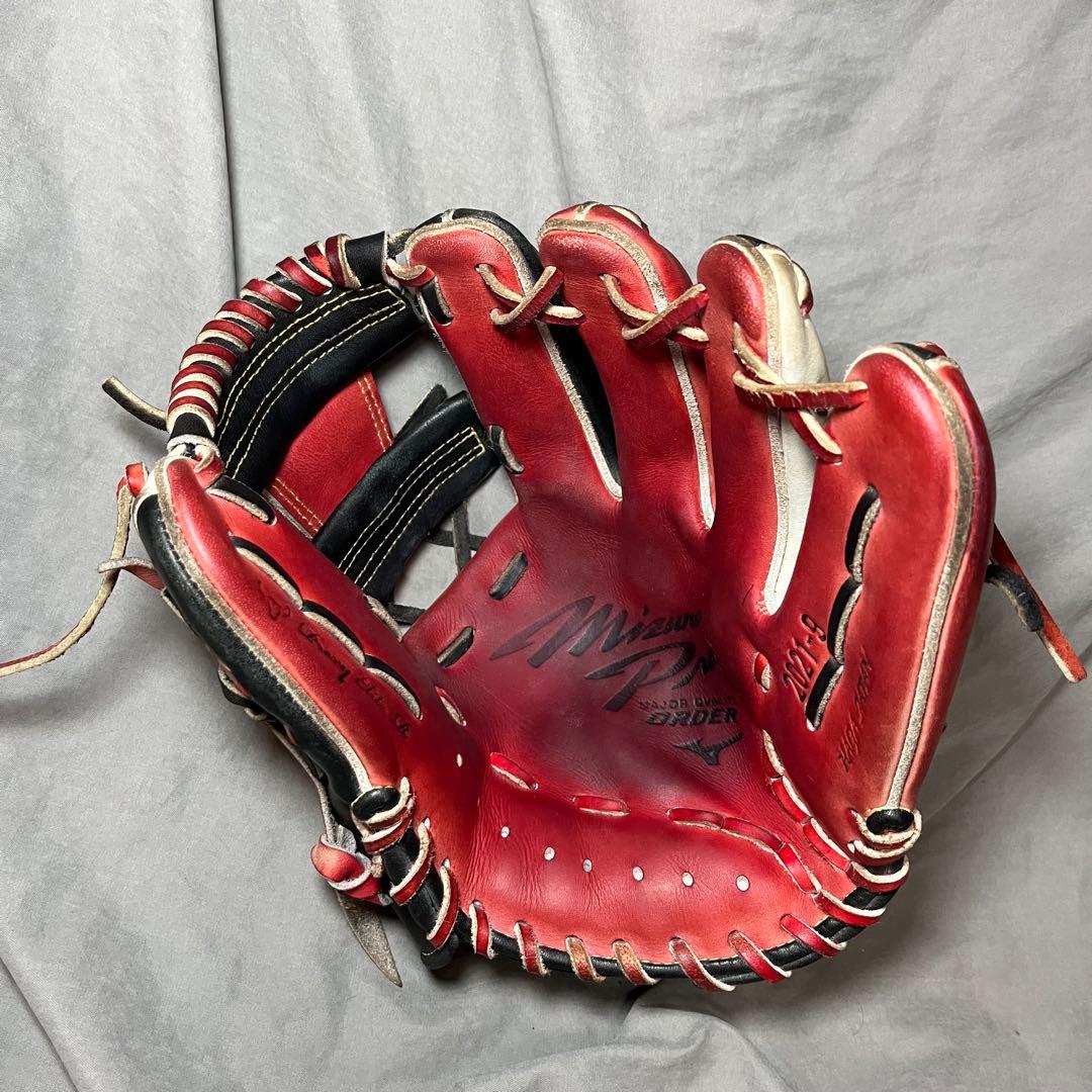 ミズノプロ　オーダー　ハガジャパン　坂本モデル　一般軟式内野手用グローブ　耕作印