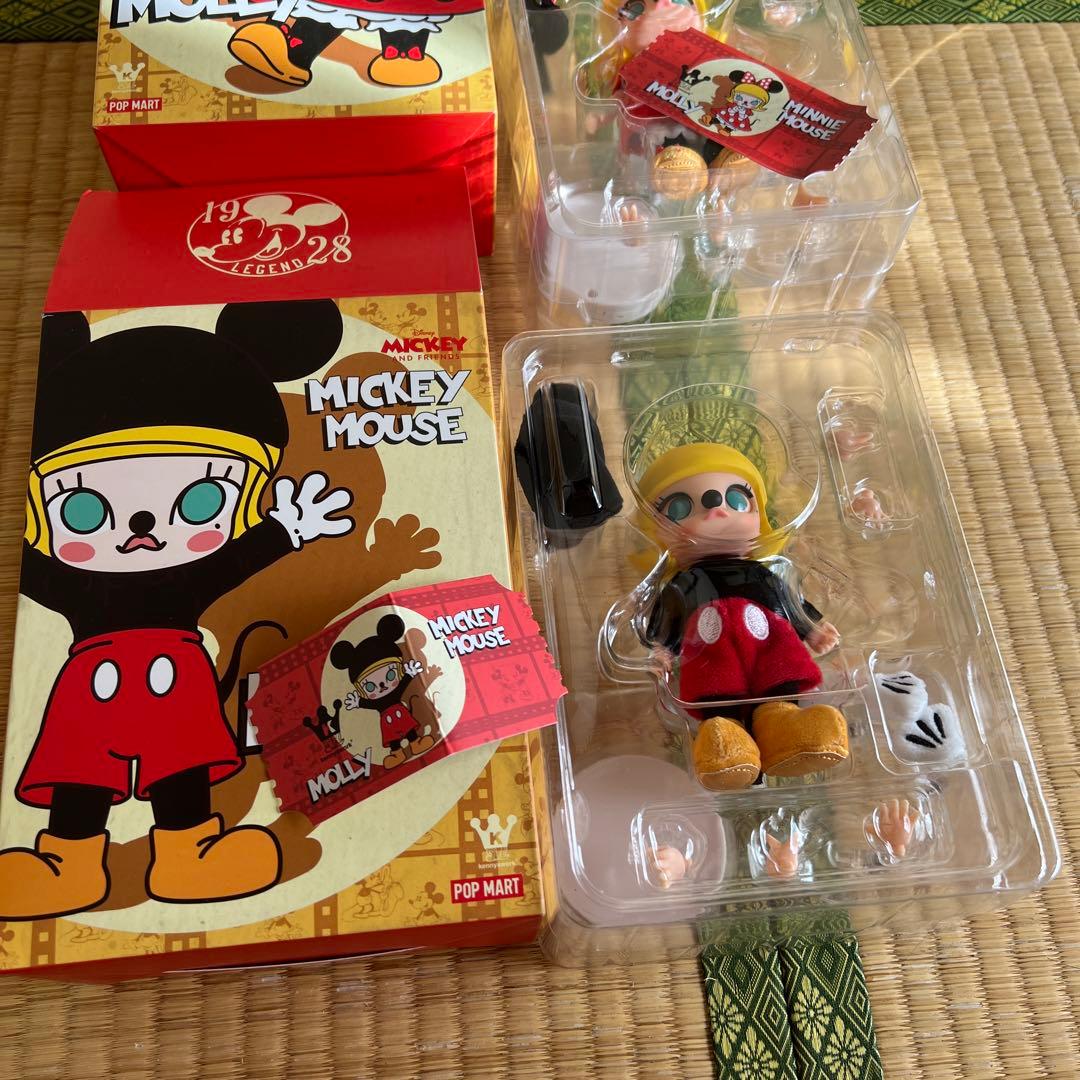 ポップマートモリー ミッキーコスチューム ボールジョイントドール 2点セット
