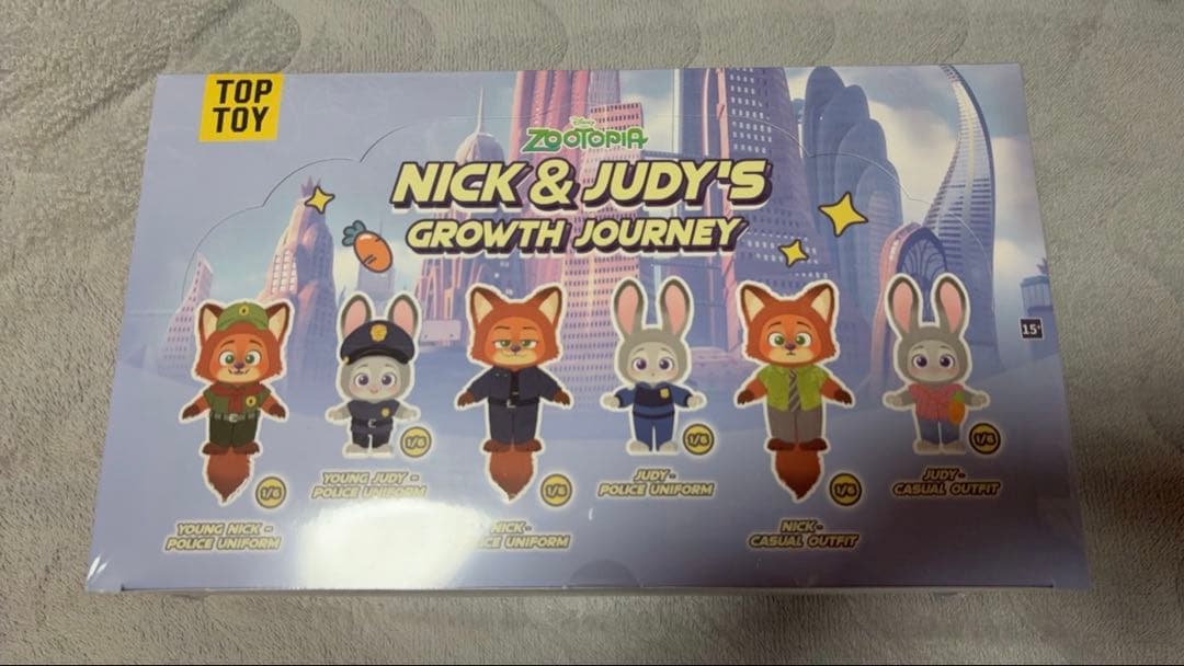 ズートピア TOPTOY トップトイ ニック　ジュディ　ぬいぐるみ 6個セット