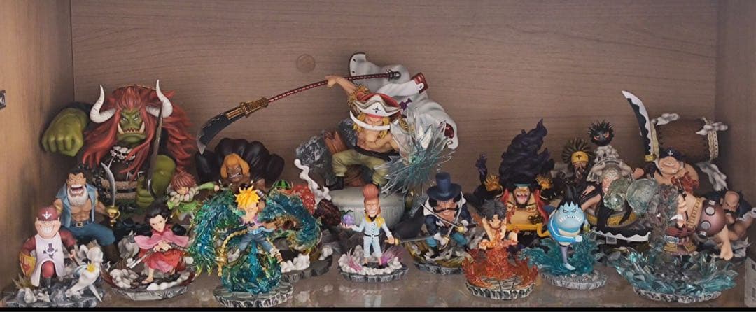 ONE PIECE 白ひげ海賊団 18体 ガレージキット ガレキ スタチュー①