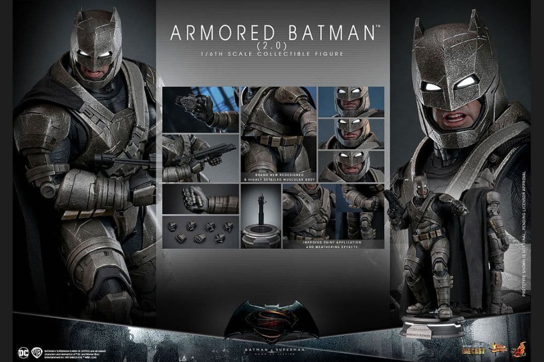 【新品未開封】ホットトイズ BvS アーマードバットマン 2.0 通常版