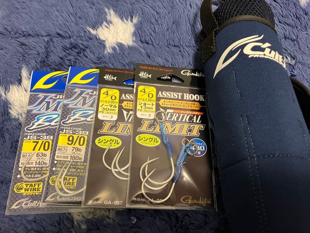【新品+超美品】トンジギ★ウロコジグ6本+フック付き+Cultivaケースセット