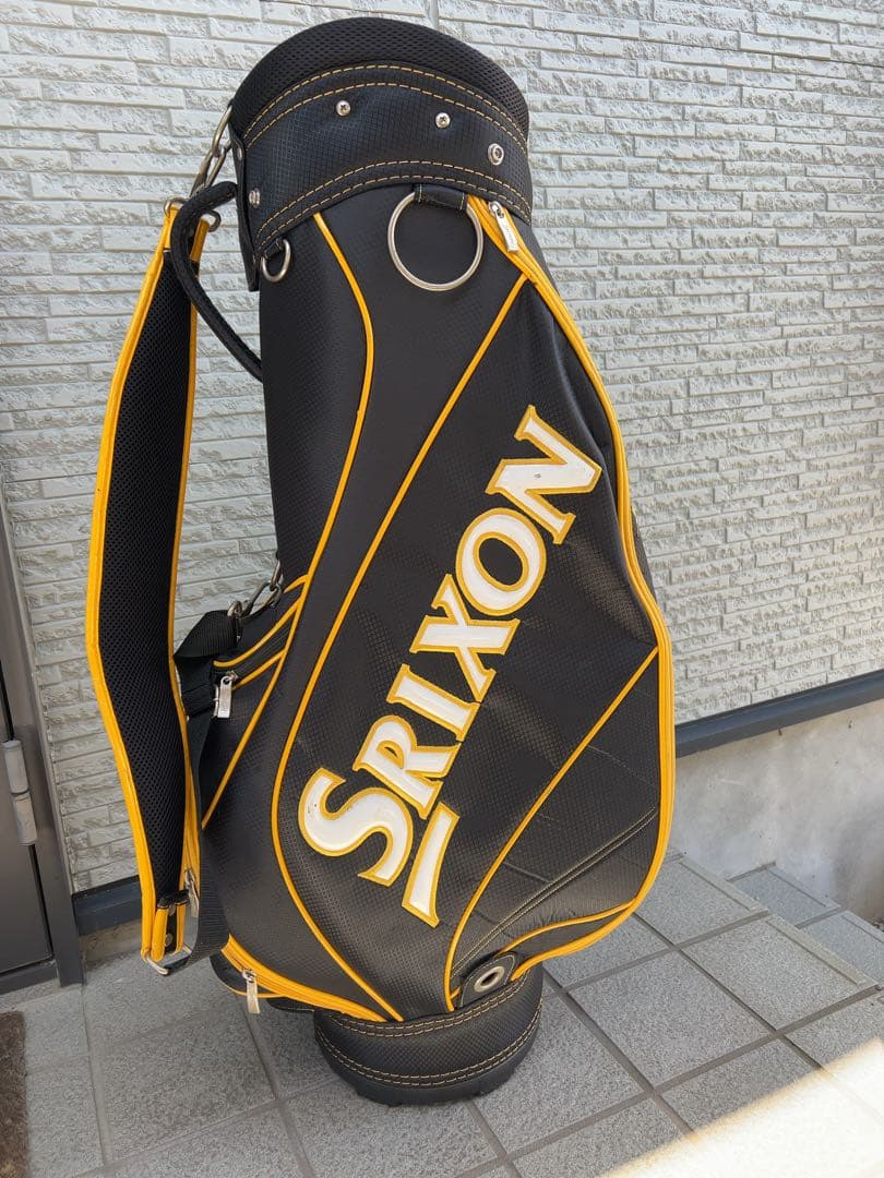 Srixon キャディバッグ 黒/黄色