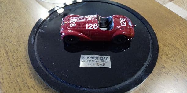 ミニカー FERRARI 125S gp piacenza 1947 bbr