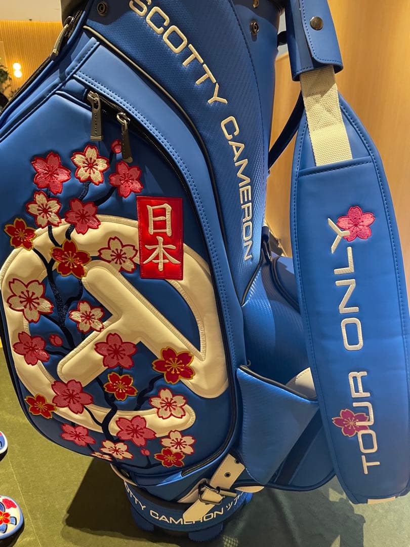 大福様　2025スコッティキャメロンフェスティバル桜柄キャディバッグ　限定200