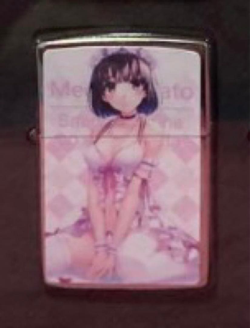 冴えカノ　美少女　水着　オイルライター　zippo 風　BS7
