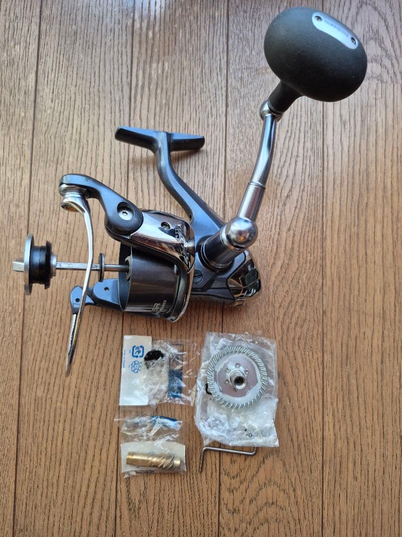 08ツインパワーSW 8000HG→PGギア変更品 スプール無し
