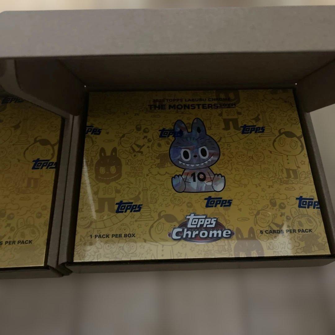 新品未開封　Topps Chrome 10周年記念ボックス　2BOX ラブブ