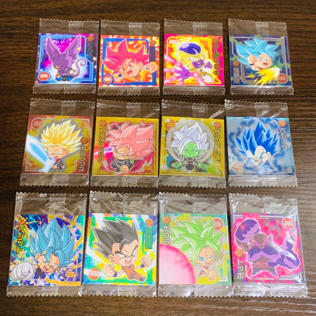 ドラゴンボール　超戦士　シール　ウエハース　W8 コンプ
