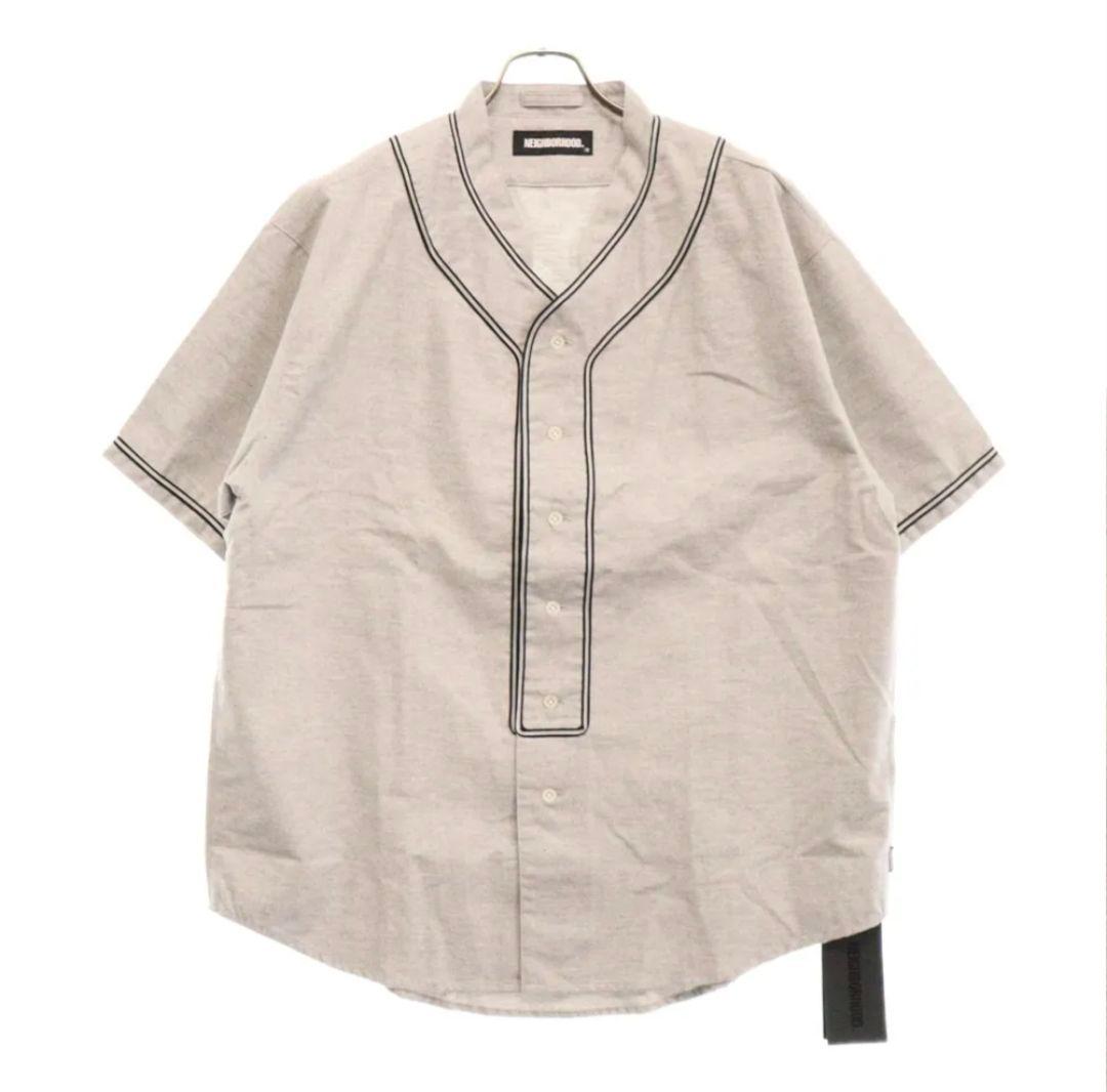 NEIGHBORHOOD B.B. C-SHIRT ベースボールシャツ グレー