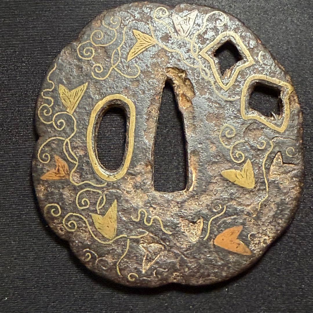 刀鍔 武具 江戸時代 戦国時代 金篏細工 美術品