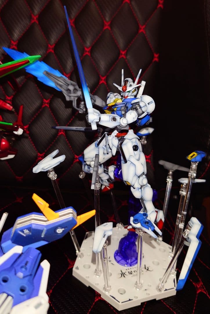 機動戦士ガンダム 水星の魔女 塗装済 プラモデル3体 エアリアル ダリルバルデ