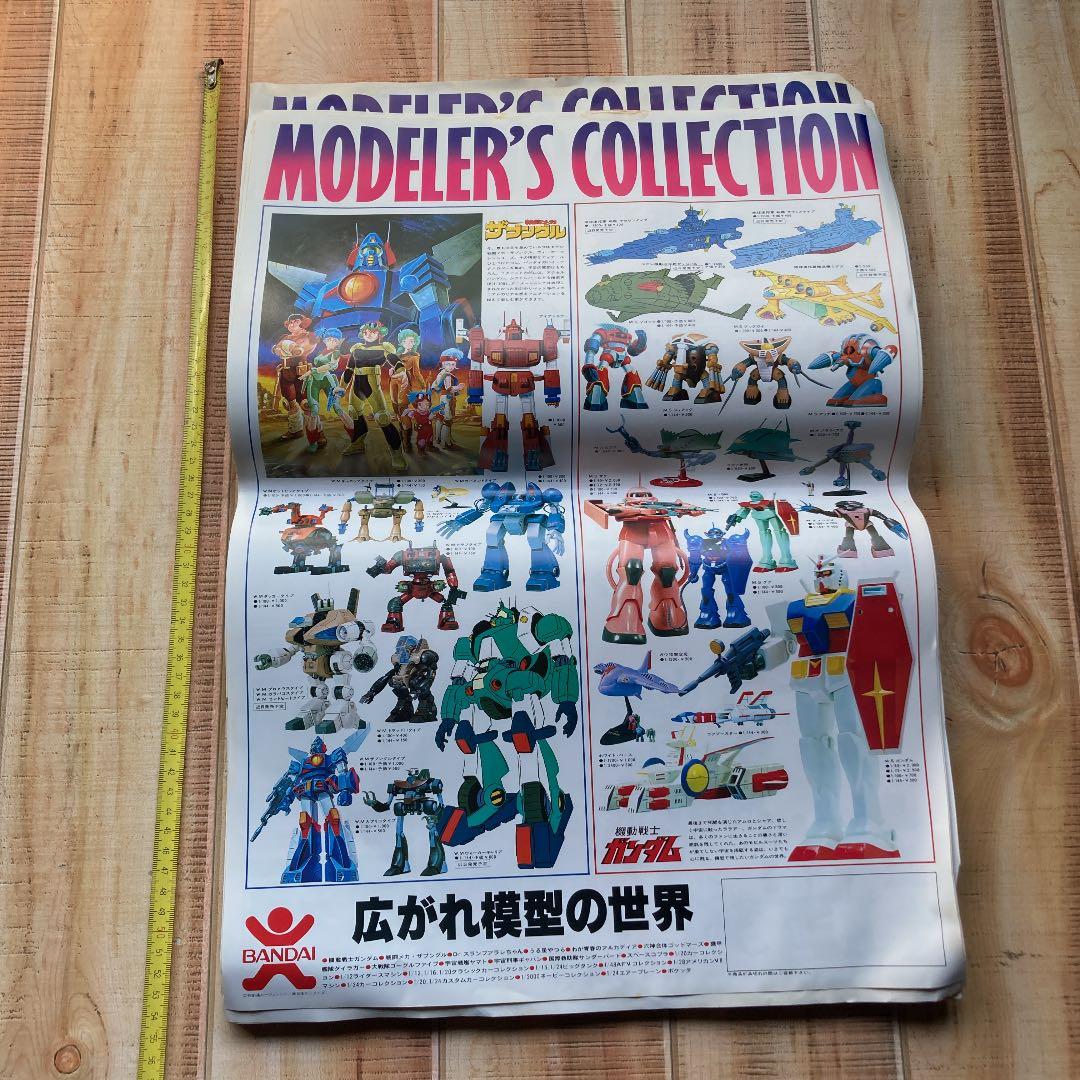 バンダイ　モデラーズ　コレクション　ポスター　当時物　激レア　ガンダムetc