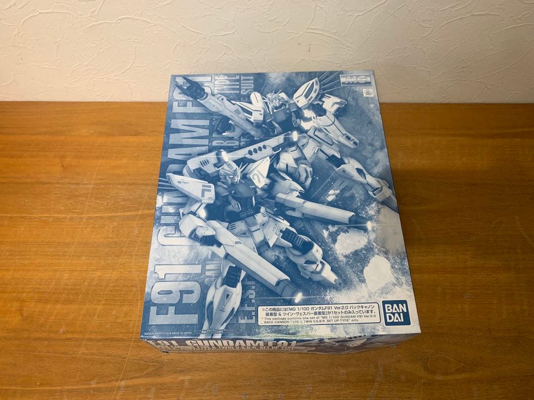 G0203-09★ガンダムF91Ver. 2.0 プラモデル　MG1/100
