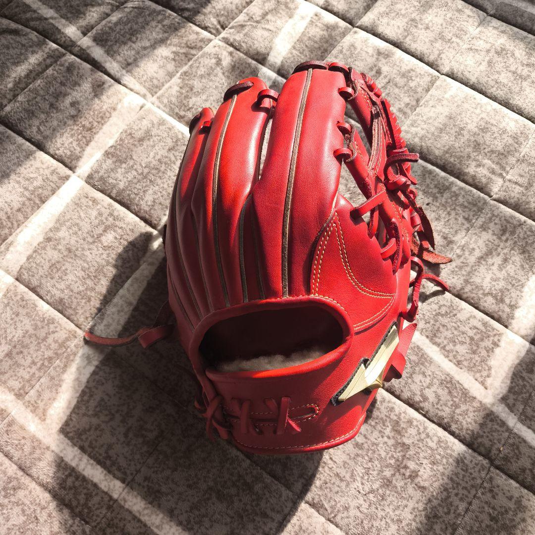 Mizuno Global Elite 硬式グローブ レッド