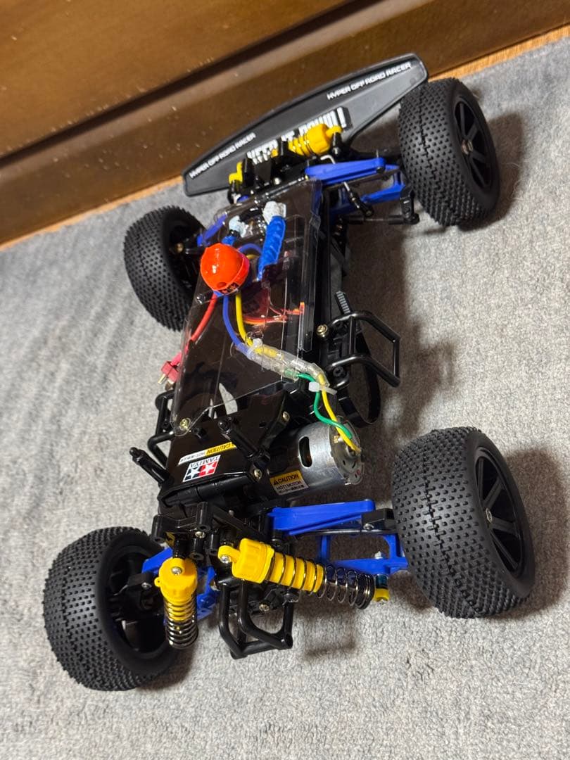 ほぼ新品未走行！タミヤサンダーショット4WDモーター・サーボ・ESC・OP装着車