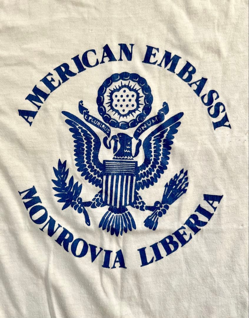 80's MADE IN U.S.A 13starリンガーTee 裾シングル