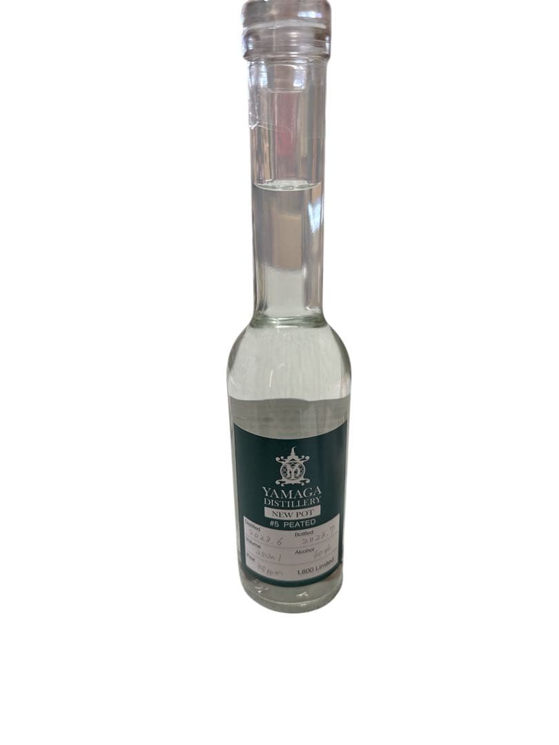 山鹿蒸溜所NEW POT #5 PEATED250ml 60％ ニウイスキー限定