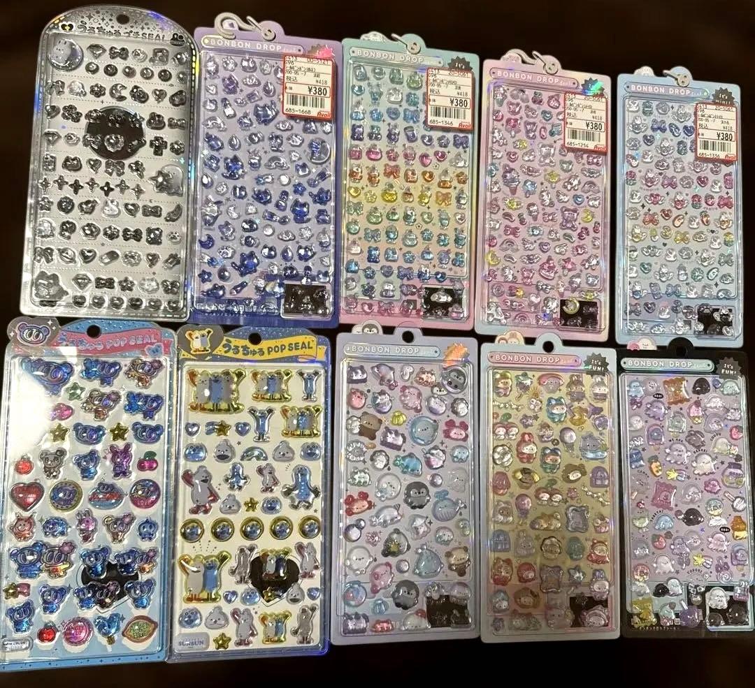 エンジェルブルー　スンスン　うるちゅるシール クーリアボンボンドロップシール