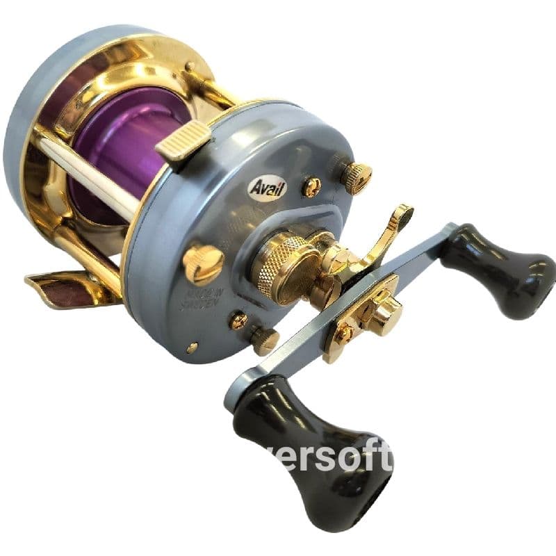 希少極上美品アブガルシア13アンバサダー5500CDL 魚屋別注 シルバーブルー