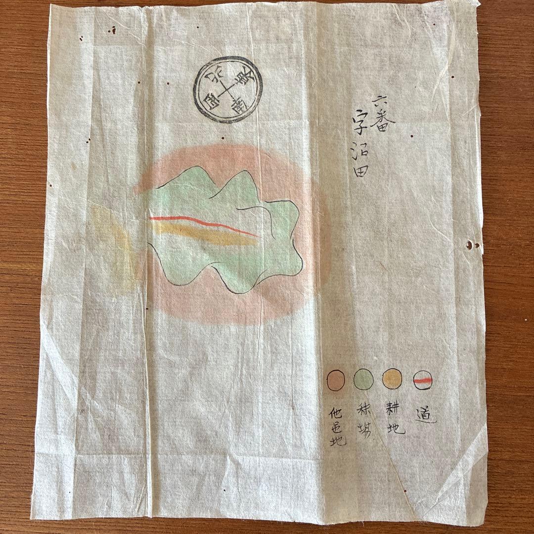 手描き古絵図