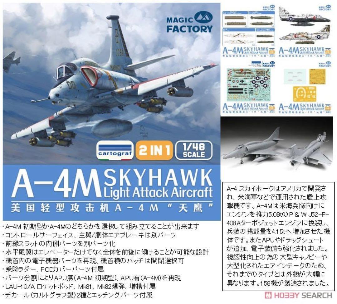 【飛行機模型スペシャルNo.47掲載中】1/48 米海軍A-4M