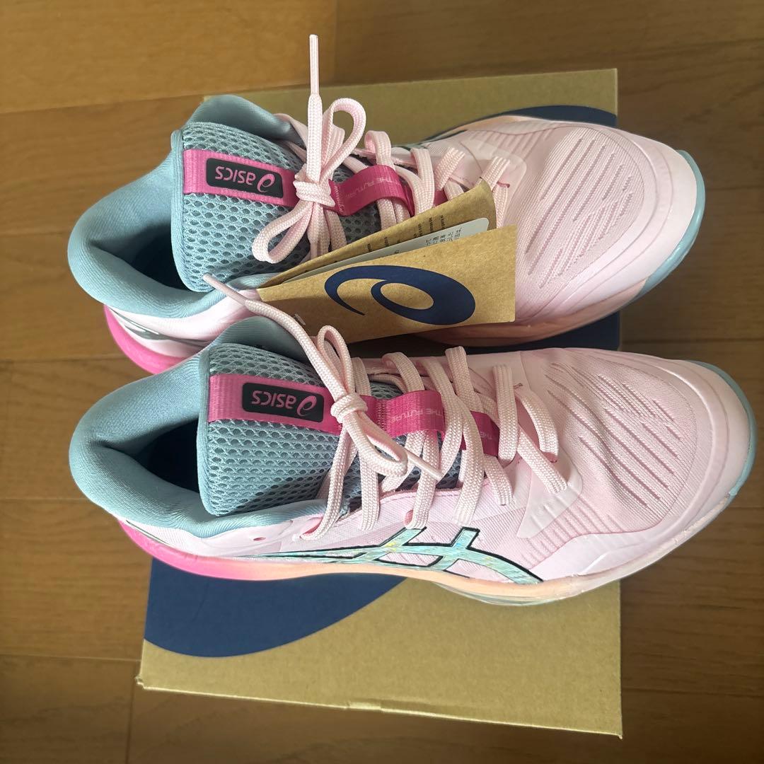 ASICS バレーボールシューズ ピンク　25cm